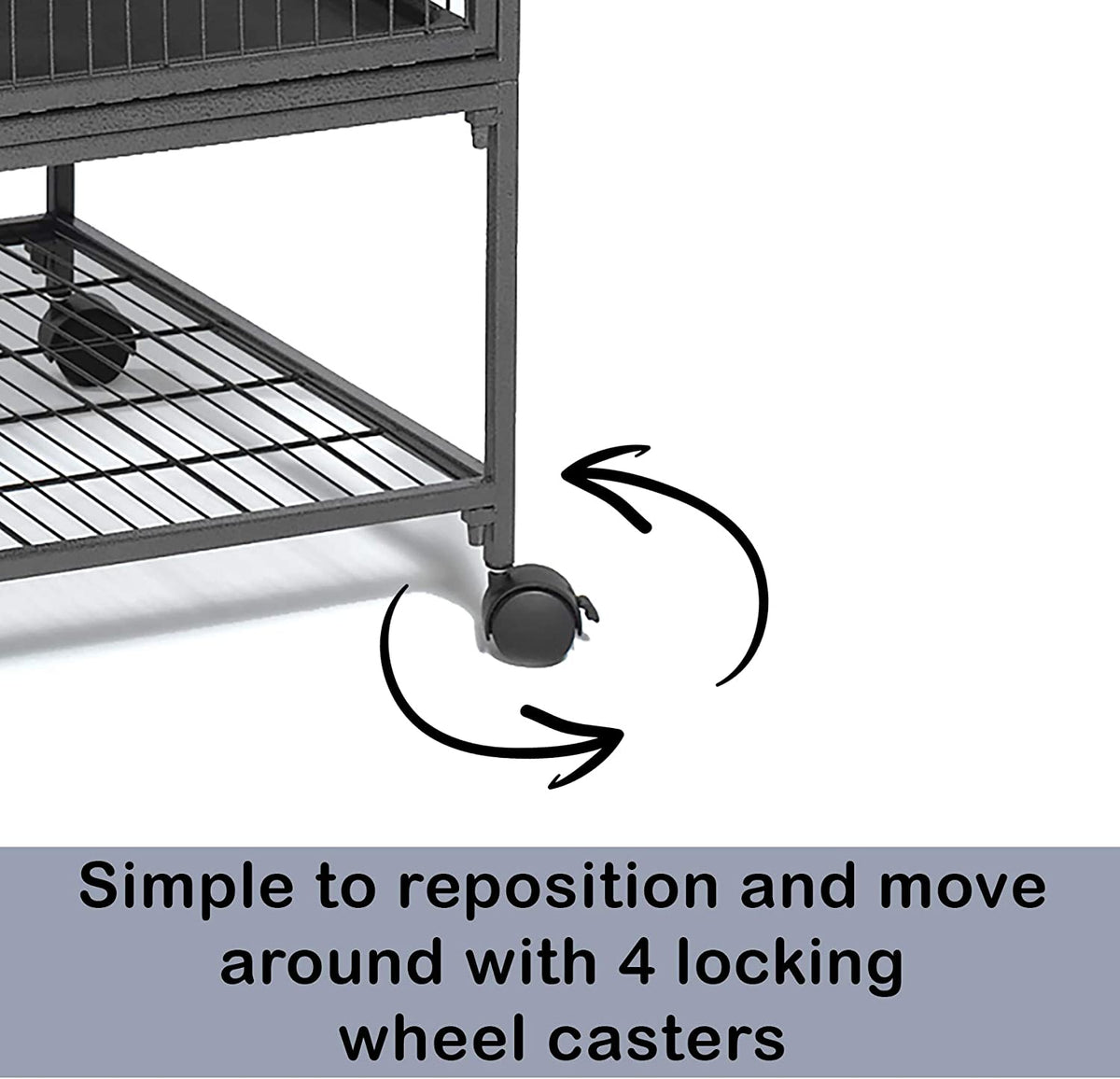 Critter Nation by Double Unit Small Animal Cage, Habitat for Rats, Chinchillas, Ferrets, Sugar Gliders, Tool-Free Assembly, with Full-Width Doors, Shelves & Removable Base Pans