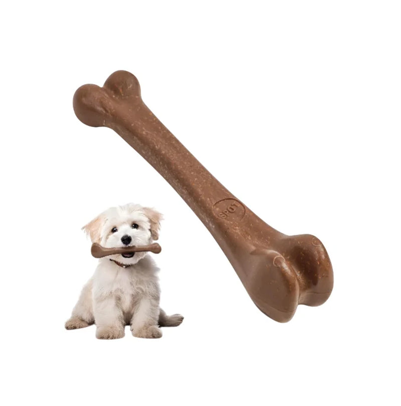 
Bamboo Fiber Dog Chew Bone — Bacon Flavor, 5.75 Inches