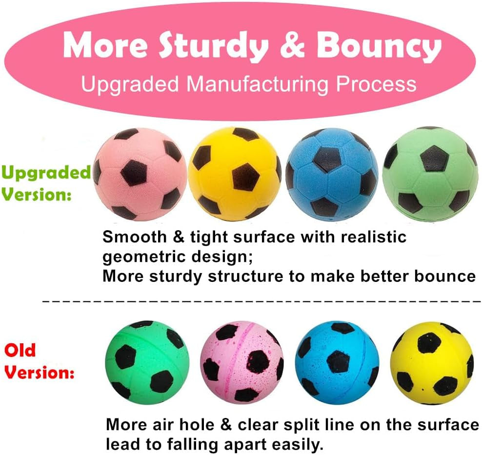Foam Soccer Balls for Cats — Pack of 12