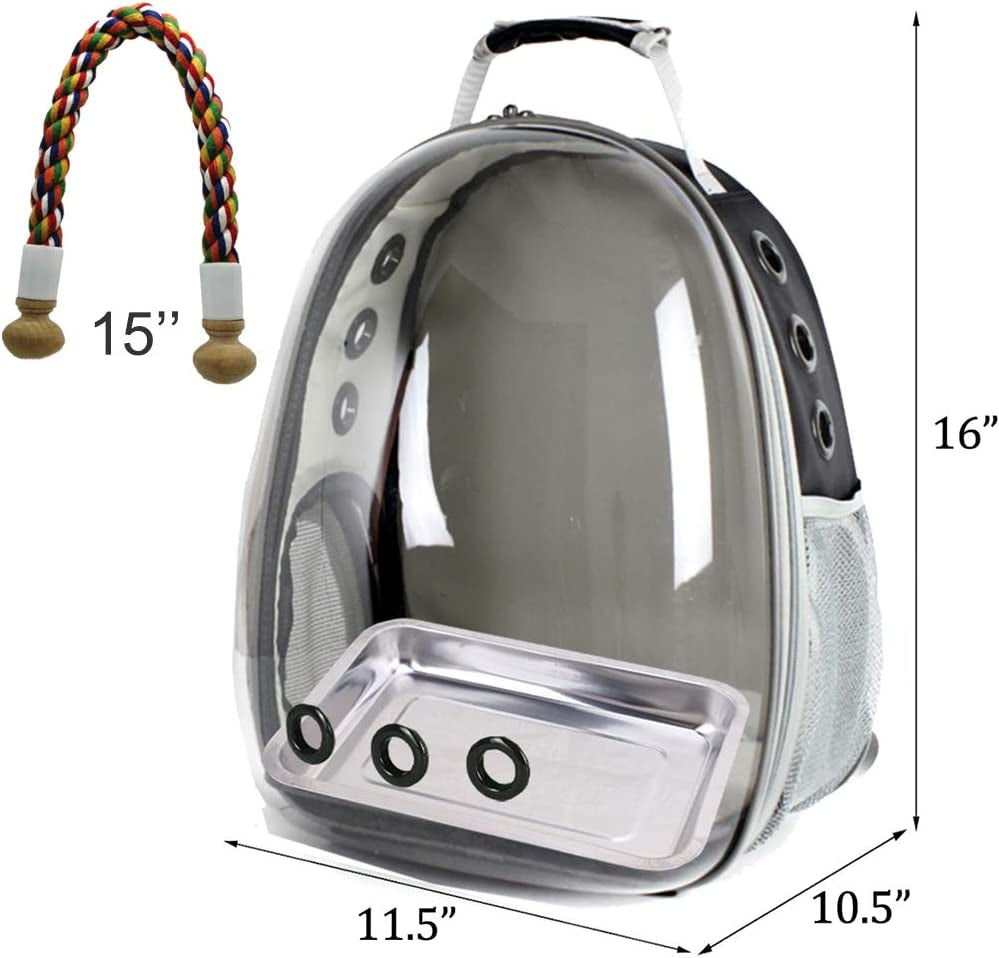 Bubble Backpack Carrier for Birds