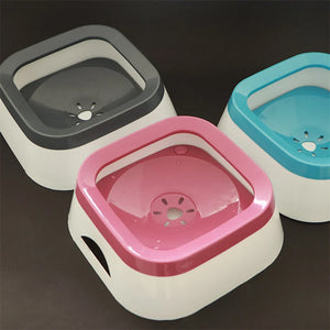Anti-Splash Water Bowl for Dogs 1L Large Capacity Drinker Drinking Bowls Dog Waterer for Puppy Cat Pet Accessories