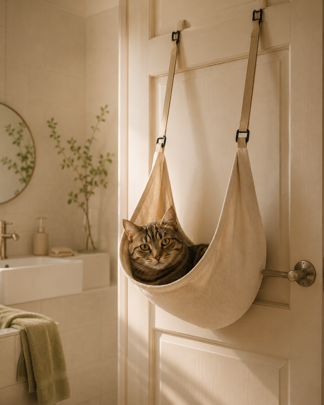 Portable Pet Dog Cat Grooming Hanging Hammock Harness Breathable Groom Helper US