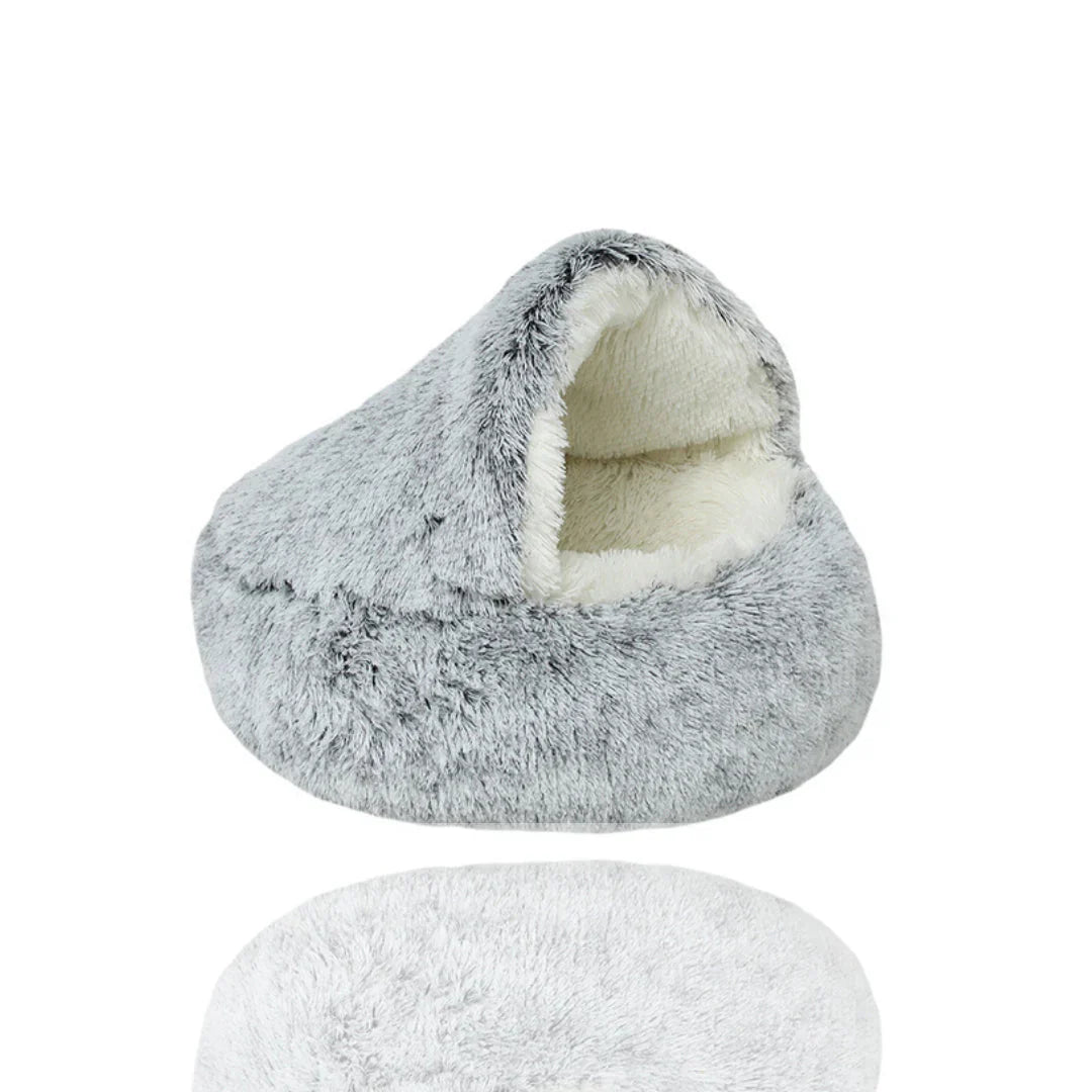 Orthopedic Cave Bed for Cats & Small Dogs