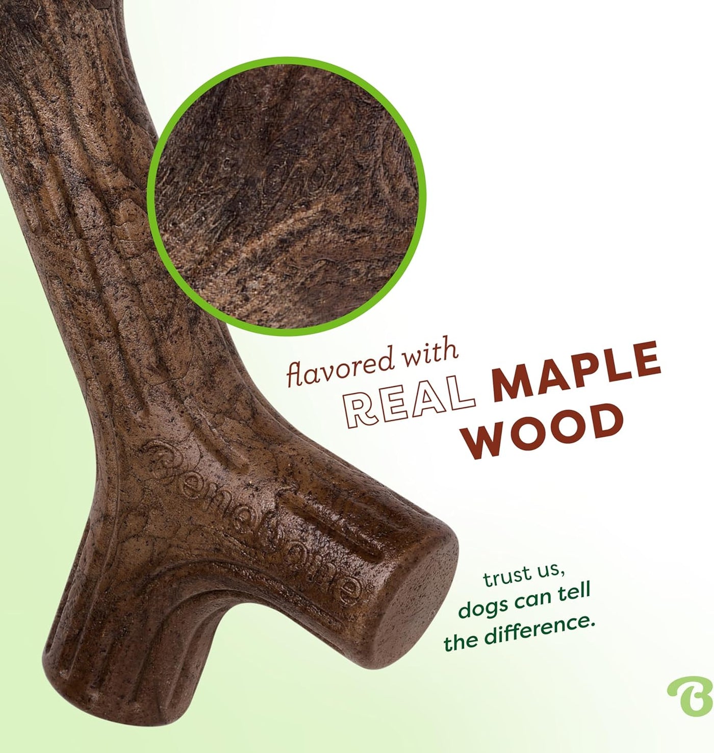 Maplestick Real Wood Dog Chew Toy — Large