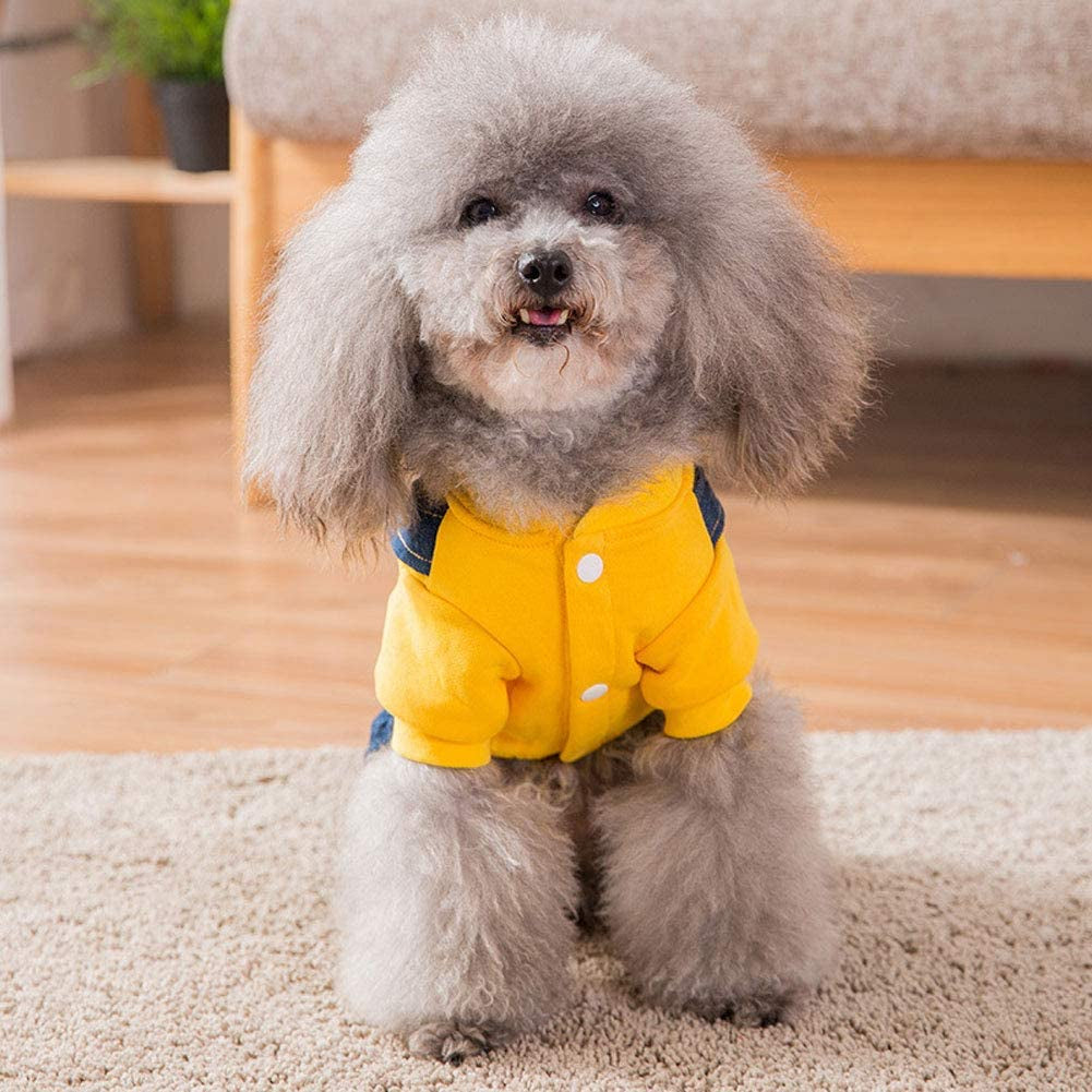 Overol de mezclilla para perros pequeños y medianos