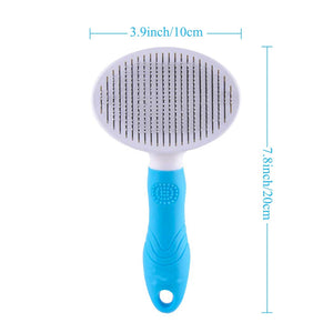 Self Cleaning Slicker Brush, Dog Cat Bunny Pet Grooming Shedding Brush - Easy to Remove Loose Undercoat, Pet Massaging Tool Suitable for Pets with Long or Short Hair