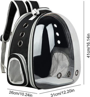 Animal Carrier Backpacks,Transparent Space Capsule Bubble Pet Backpack Bag for Small Dogs Cats Airline Approved Travel Carrier